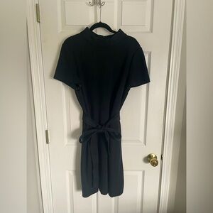 Kate Spade black short sleeve sweater dress